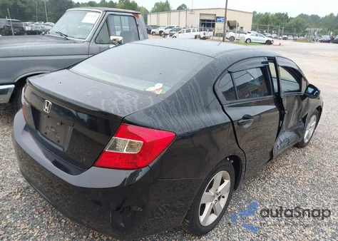 2012 Honda Civic Lx из США, поврежденный, VIN 19XFB2F53CE067576